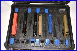 11 pistol handgun gun +22 mags +1500D foam insert kit fit your Pelican 1550 case