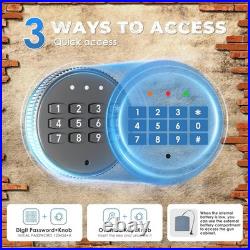 12-15 Gun Safe for Rifles and Pistols, Quick Release Fireproof Gun Safe NEW