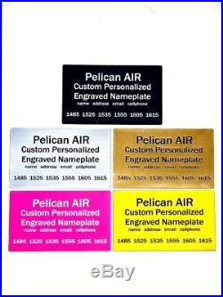 12 pistol handgun foam insert upgrades your Pelican 1535 Air case nameplate 