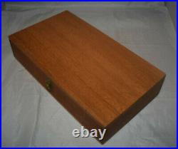 14 X 8 Vintage 1960s-1970s Large Handgun Wooden Carrying Case Rare Quality