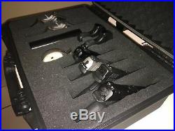 18 Tactical 10 Gun Handgun Pistol Weatherproof Hard Shell Carry Case Glock Colt