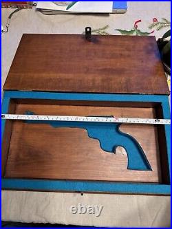1976 44 magnum Wooden Hand Made Box Container Presentation Case Custom