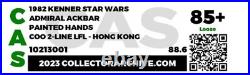 1982 Kenner Star Wars Admiral Ackbar Painted Hands CAS 88.6 Not AFA