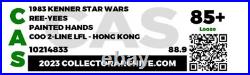 1983 Kenner Star Wars Ree-Yees Painted Hands CAS 88.9 Not AFA