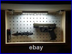 19 POW MIA Flag handgun concealment cabinet hidden gun storage safe