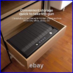 2-Gun Safe Box Metal Case Fingerprint Biometric Double Pistol Handgun Storage
