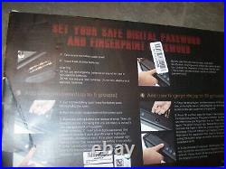 2-Gun Safe Box Metal Case Fingerprint Biometric Double Pistol Handgun Storage D1