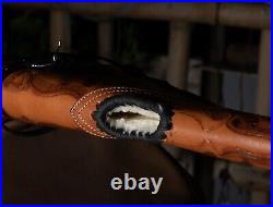 33Hand Tooled Rifle Cover Scabbard Shotgun Sleeve Genuine Leather gun case GIFT