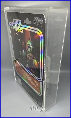 40th ESB Star Wars Black Series Exclusive Boba Fett Foil Kenner in Acrylic Case