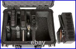 4 Pistol and 16 Magazine Pre-Cut Heavy Duty Waterproof Case with Included Sil