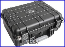 4 Pistol and 16 Magazine Pre-Cut Heavy Duty Waterproof Case with Included Sil