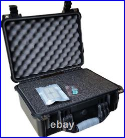 4 Pistol and 16 Magazine Pre-Cut Heavy Duty Waterproof Case with Included Sil