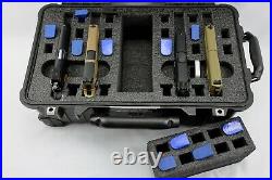 4 pistol handgun foam insert for your Harbor Freight Apache 5800 case +nameplate