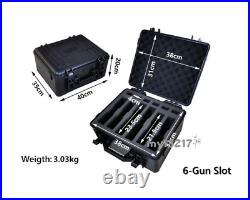 4-slot/6-slot Tactical Handgun Carry Case Glock 1911 Storage Box Handbag Nylon
