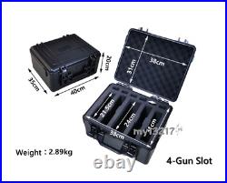 4-slot/6-slot Tactical Handgun Carry Case Glock 1911 Storage Box Handbag Nylon
