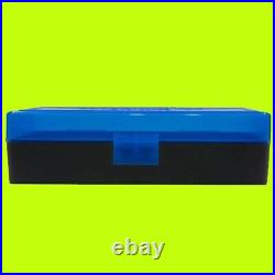 50 x BERRY'S PLASTIC AMMO BOX, BLUE/BLACK 50 Round 45/40/10MM FULL CASE