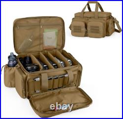 5 Gun Pistol Soft Case Tactical Shooting Range Bag Firearm Handgun Ammo Storage