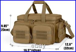 5 Gun Pistol Soft Case Tactical Shooting Range Bag Firearm Handgun Ammo Storage