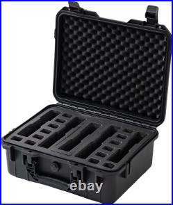 5 Pistol & 14 Magazine Case TSA Approved Pistol Case Hard Shell Waterproof with 5 Pistol & 14 Magazine Case TSA Approved Pistol Case Hard Shell Waterproof with