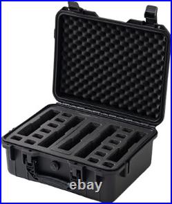 5 Pistol & 14 Magazine Case TSA Approved Pistol Case Hard Shell Waterproof with 5 Pistol & 14 Magazine Case TSA Approved Pistol Case Hard Shell Waterproof with