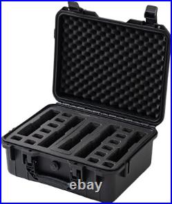 5 Pistol & 14 Magazine Case TSA Approved Pistol Case Hard Shell Waterproof with 5 Pistol & 14 Magazine Case TSA Approved Pistol Case Hard Shell Waterproof with