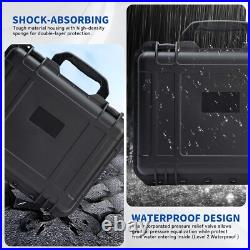 5 Pistol & 14 Magazine Case TSA Approved Pistol Case Hard Shell Waterproof with 5 Pistol & 14 Magazine Case TSA Approved Pistol Case Hard Shell Waterproof with