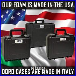 5 Pistol 18 Magazine Doro Gun Case with Custom MyCaseBuilder Foam Black