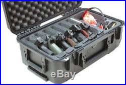 6 Pistol Case 100% Waterproof Dust Proof Military Grade Polyethylene Silica Gel
