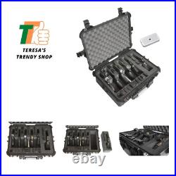 6 Pistol and 21 Magazine Pre-Cut Heavy Duty Waterproof Case with Included Sil 6 Pistol and 21 Magazine Pre-Cut Heavy Duty Waterproof Case with Included Sil