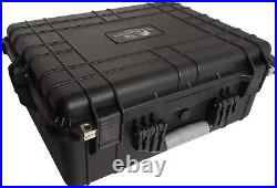 6 Pistol and 21 Magazine Pre-Cut Heavy Duty Waterproof Case with Included Sil