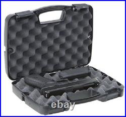 (6) Plano 10-10137 Rugged Black Single Scoped Handgun Pistol Cases w Foam Liner