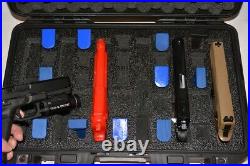 6 pistol precut Quickdraw handgun gun foam kit fits your Pelican Air 1485 case