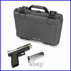 910 Professional Hand Gun/Pistol Military Approved, Case Graphite Cubed Foam