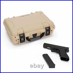 910 Professional Hand Gun/Pistol Military Approved, Case Tan Cubed Foam