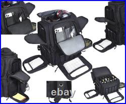 ADUSASA Gun range backpack Holds 6 full size pistols, Pistol range bag with 11