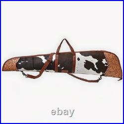 AD American Darling Hair on Hand Tooled Genuine Western Leather Gun Case