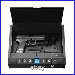 AINIRO Gun Safe for Pistols Biometric Safe for Handgun with Fireproof Docum