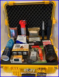 APACHE 4800 Weatherproof Protective Case WITH EMERGENCY SURVIVAL GEAR PREPPER
