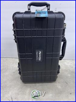 APACHE 5800 Weatherproof Protective Rolling Carry-On Case, Black 64819