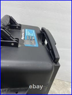 APACHE 5800 Weatherproof Protective Rolling Carry-On Case, Black 64819