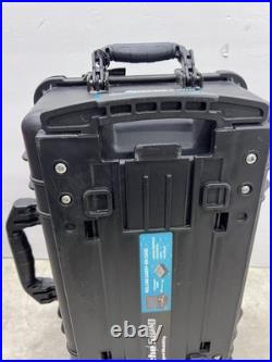 APACHE 5800 Weatherproof Protective Rolling Carry-On Case, Black 64819