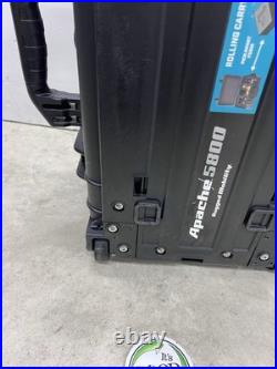 APACHE 5800 Weatherproof Protective Rolling Carry-On Case, Black 64819