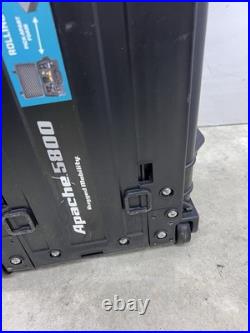 APACHE 5800 Weatherproof Protective Rolling Carry-On Case, Black 64819