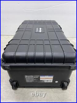 APACHE 5800 Weatherproof Protective Rolling Carry-On Case, Black 64819