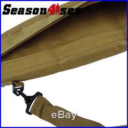 Airsoft 37.5'' Tactical Padded Gun Rifle Hand Bag Case & Shoulder Strap Tan