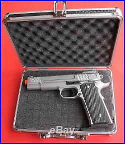 Aluminum Frame Hand Gun Case With Lock and Key