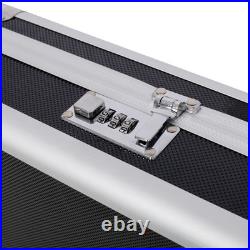 Aluminum New Framed Locking Gun Pistol HandGun Lock Box Hard Storage Carry Case Aluminum New Framed Locking Gun Pistol HandGun Lock Box Hard Storage Carry Case