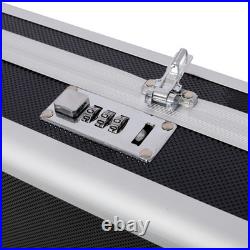 Aluminum New Framed Locking Gun Pistol HandGun Lock Box Hard Storage Carry Case Aluminum New Framed Locking Gun Pistol HandGun Lock Box Hard Storage Carry Case