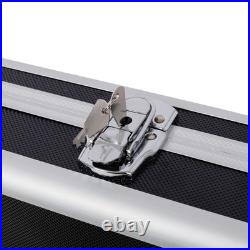 Aluminum New Framed Locking Gun Pistol HandGun Lock Box Hard Storage Carry Case Aluminum New Framed Locking Gun Pistol HandGun Lock Box Hard Storage Carry Case