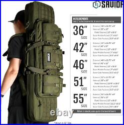 American Classic Tactical Double Long Gun Bag Pistol Transportation Case withBa